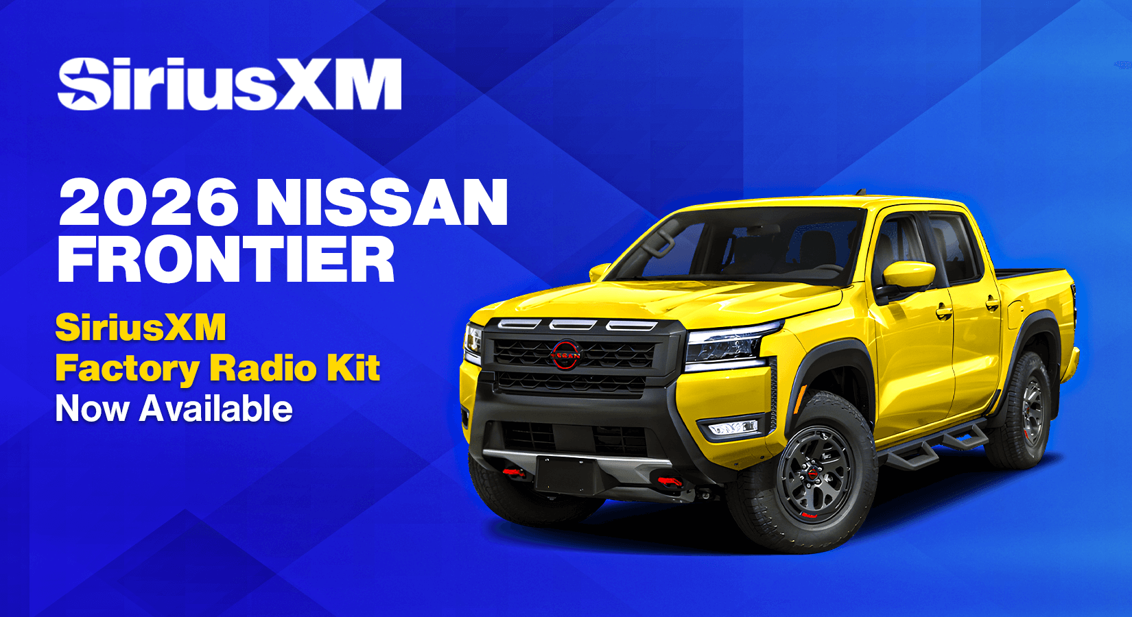SiriusXM Factory Stereo Kit for 2026 Nissan Frontier