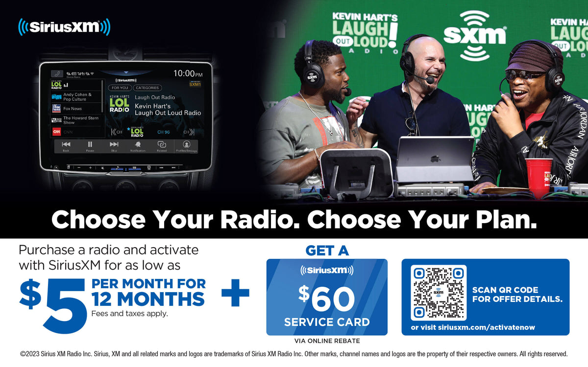 Current SiriusXM Satellite Radio Programming Promotion