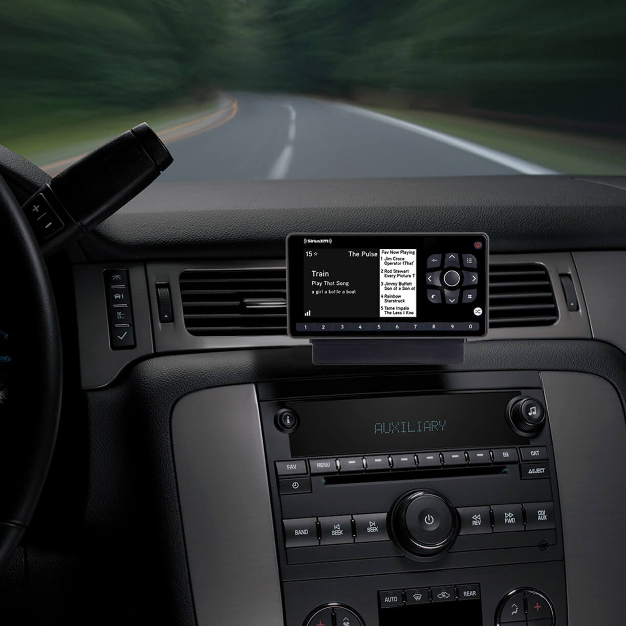 onyX EZR installed in a car