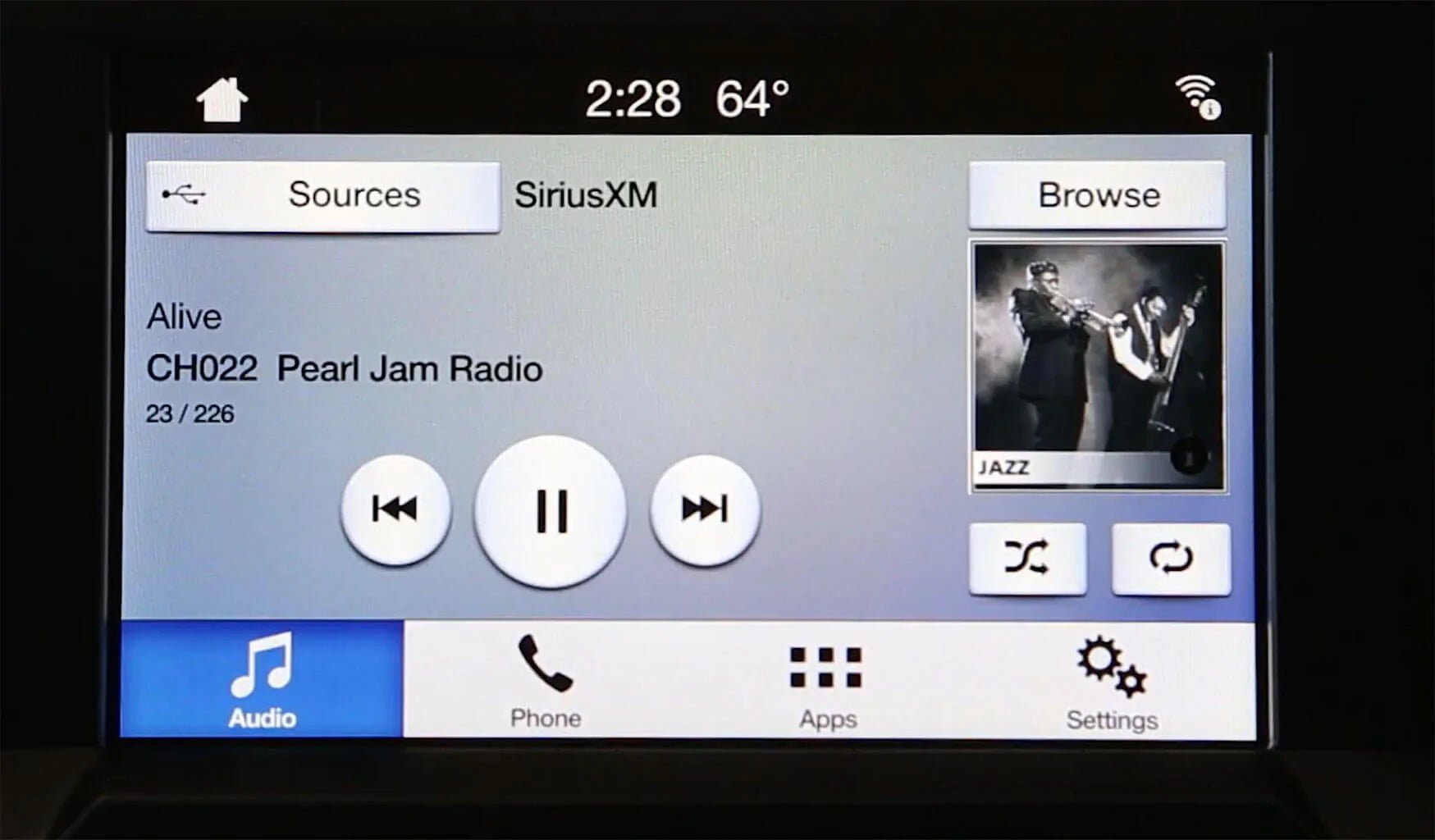 Browse what's on other channels while listening to another channel