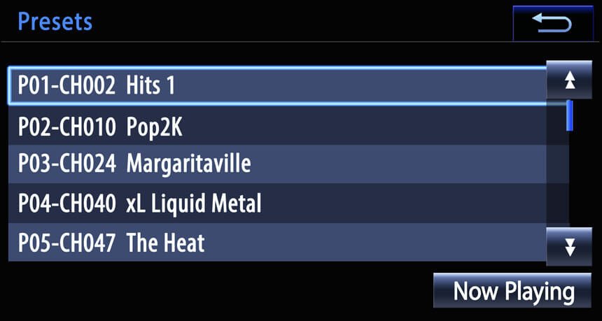 Store your favorite presets for quick and easy selection