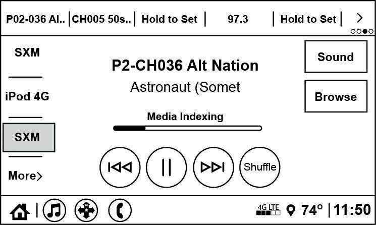 Jeep Wrangler JL Satellite Radio Tuner and Installation Kit allowing you to use factory controls to listen and browse SiriusXM programming