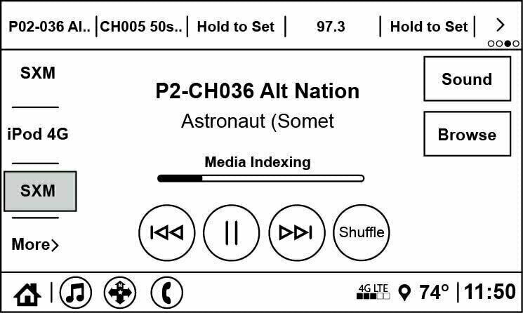 RAM Truck Satellite Radio Tuner and Installation Kit allowing you to use factory controls to listen and browse SiriusXM programming