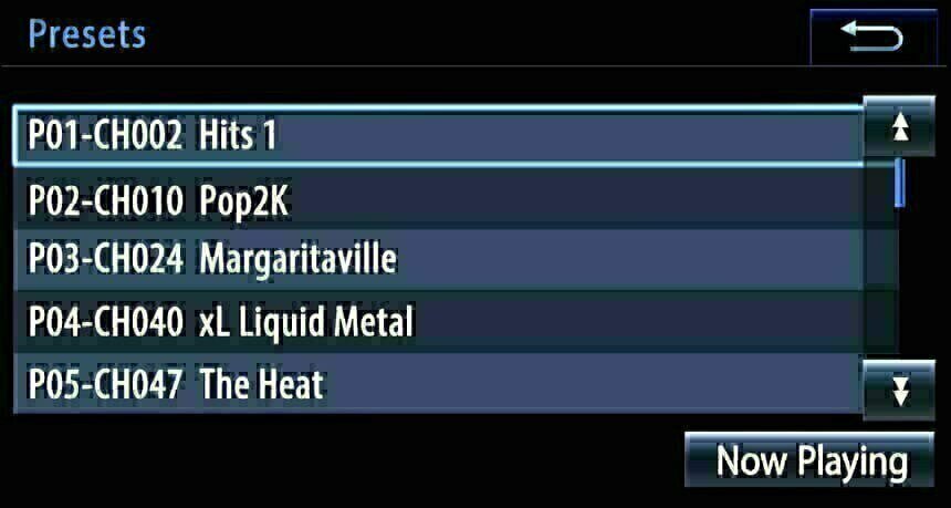 Store your favorite presets for quick and easy selection