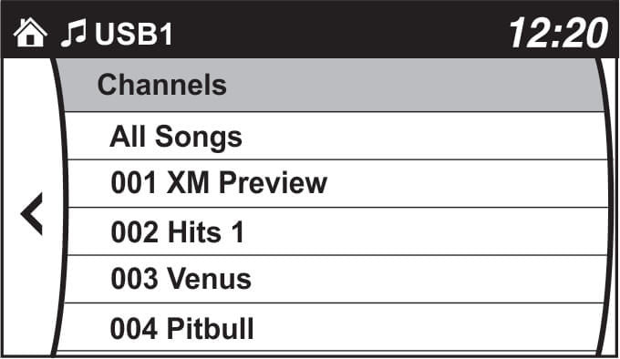 Use factory controls to select your favorite channels