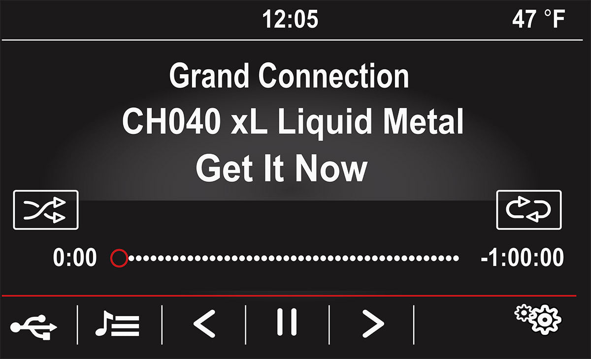 See artist, channel, song information and much more on the Volkswagen Factory Radio display