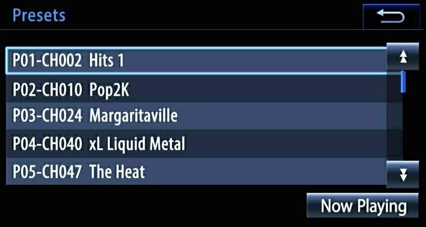 Store your favorite presets for quick and easy selection
