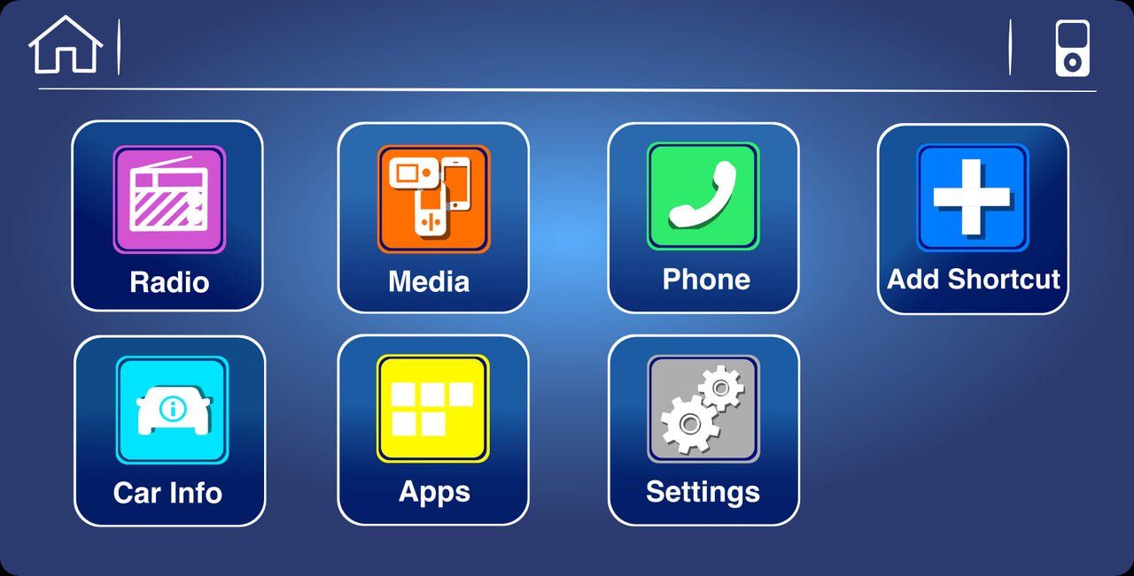 Select the SiriusXM Radio input using factory controls
