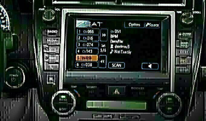 Toyota Sienna Satellite Radio Tuner and Installation Kit allowing you to use factory controls to listen and browse SiriusXM programming