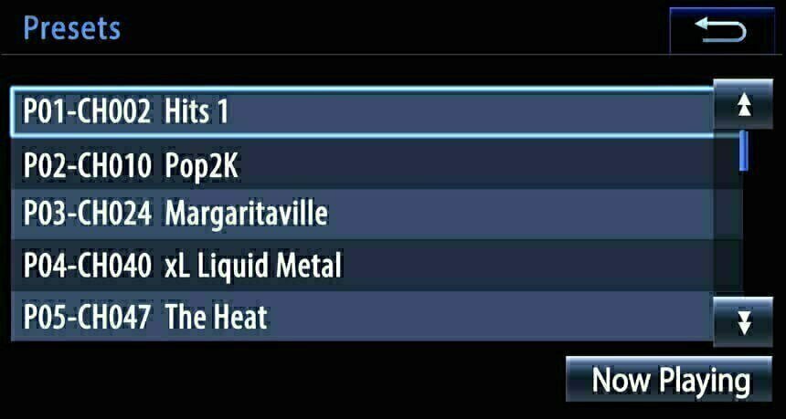Store your favorite presets for quick and easy selection