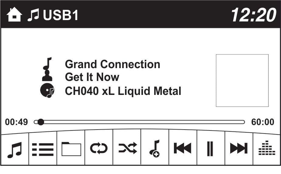 See artist, channel, song information and much more on the Mazda Factory Radio display