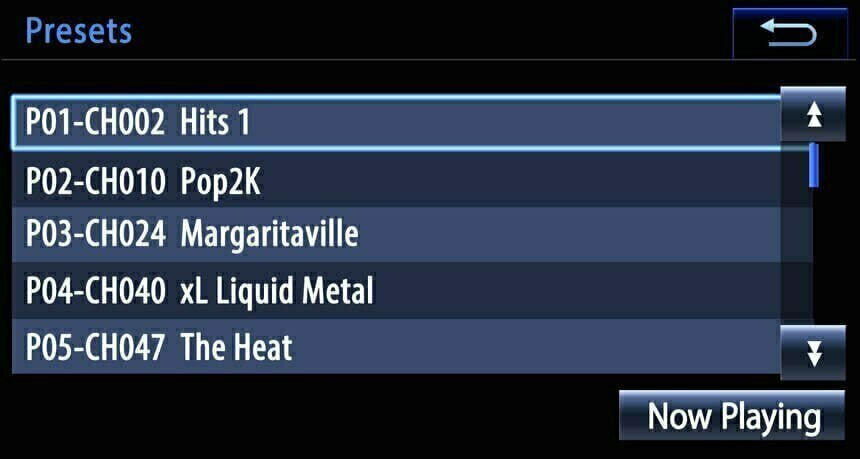 Store your favorite presets for quick and easy selection