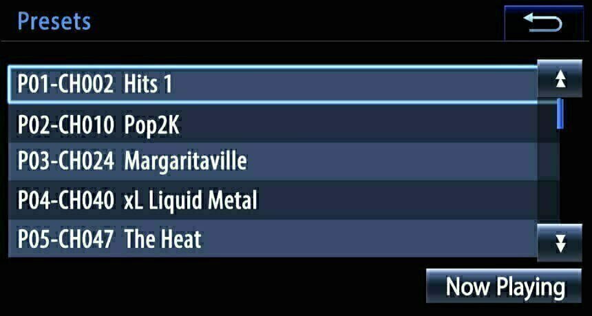 Store your favorite presets for quick and easy selection