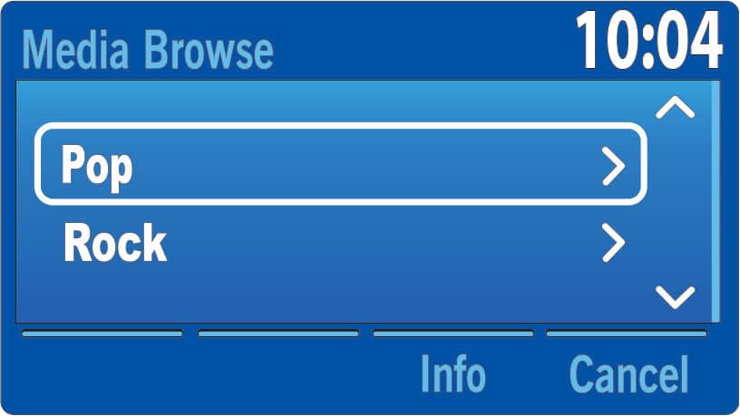 Browse by SiriusXM categories to select your favorite channels
