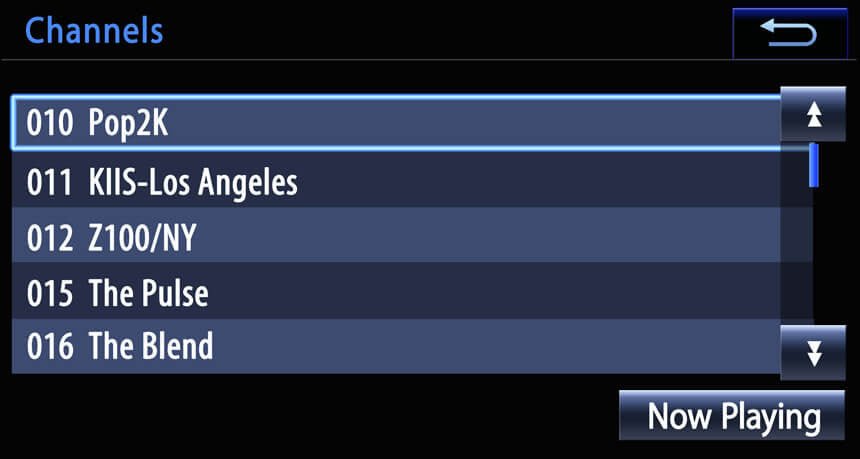 Browse, search and select channels one at a time