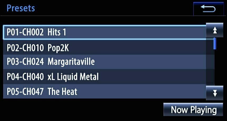 Store your favorite presets for quick and easy selection