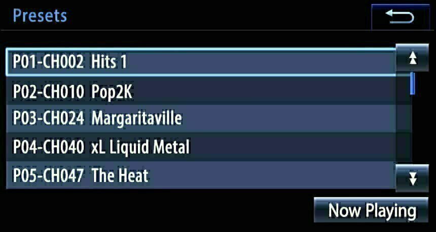 Store your favorite presets for quick and easy selection