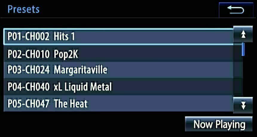 Store your favorite presets for quick and easy selection