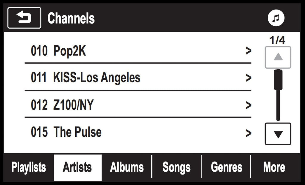 2023, 2023, 2024, 2025 and 2026 Chevy Silverado and Sierra SiriusXM ...