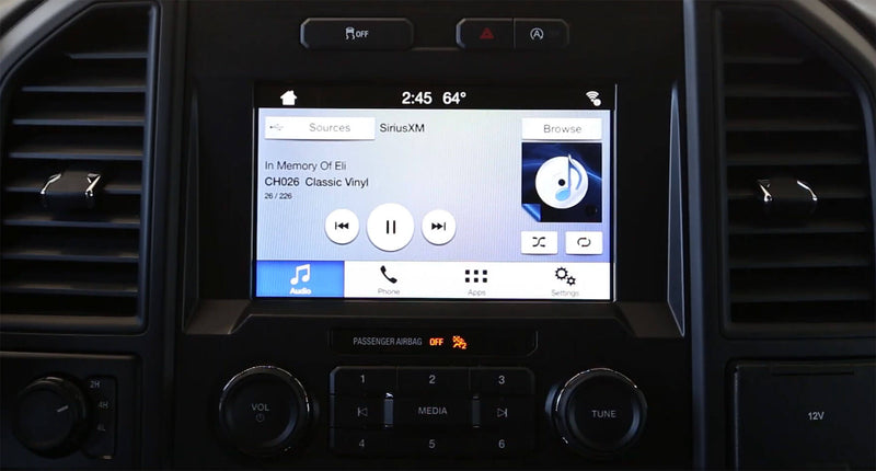 Integrated SiriusXM Radio tuner kit with factory controls