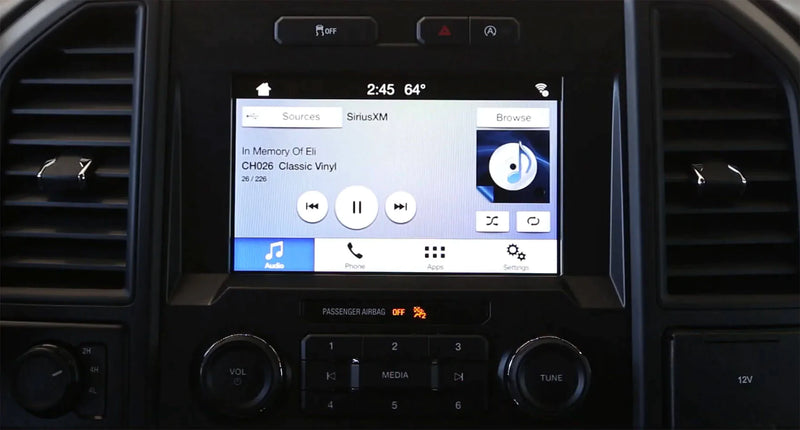 Satellite Radio kits designed for Ford Transit vehicles with SYNC 4
