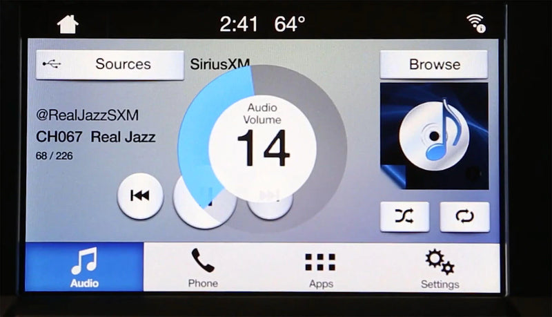 Use factory controls to change SiriusXM Radio Channels