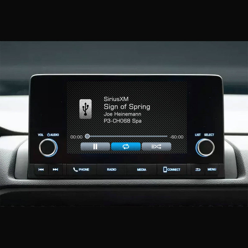 SiriusXM Radio Honda Accord Interface Display