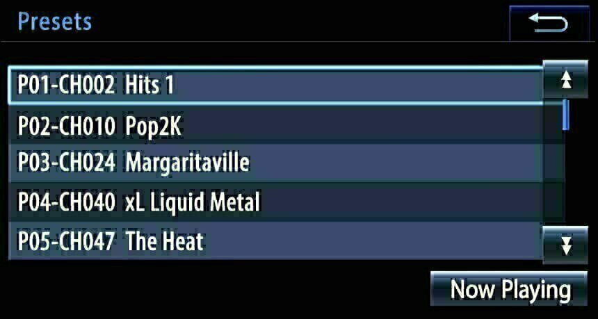 Store your favorite presets for quick and easy selection