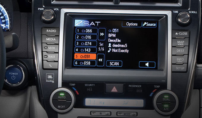 4 Runner Satellite Radio Tuner and Installation Kit allowing you to use factory controls to listen and browse SiriusXM programming