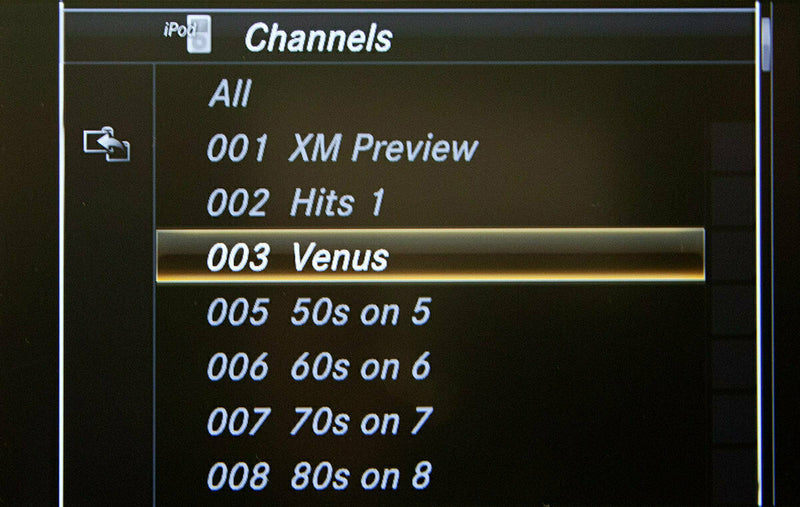 Use factory controls to select your favorite channels