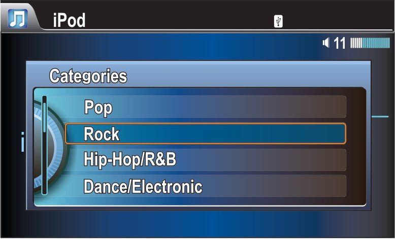 Browse categories the same as if the system was factory installed.