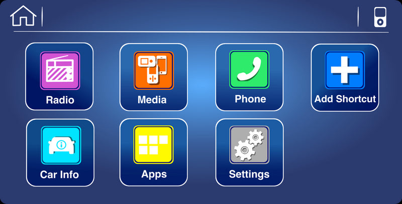 Select the SiriusXM Radio input using factory controls