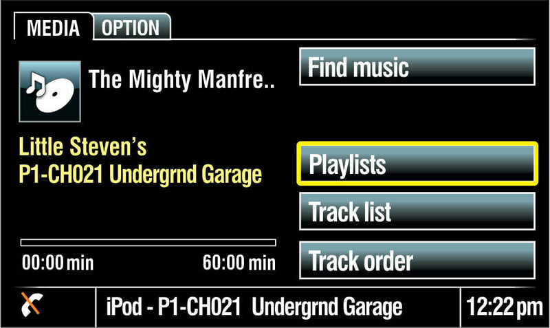 See artist, channel, song information and much more on the Porsche Factory Radio display
