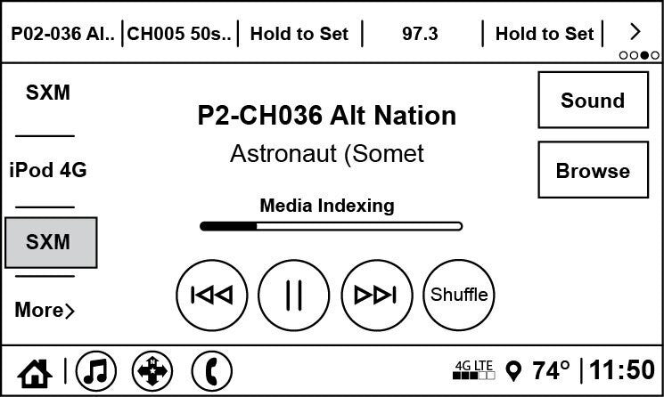 Jeep Cherokee Satellite Radio Tuner and Installation Kit allowing you to use factory controls to listen and browse SiriusXM programming