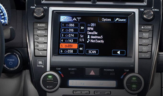 toyota 86 Satellite Radio Tuner and Installation Kit allowing you to use factory controls to listen and browse SiriusXM programming