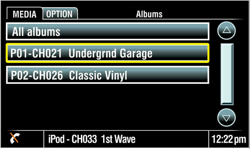 Create your own list of favorite channels with factory presets