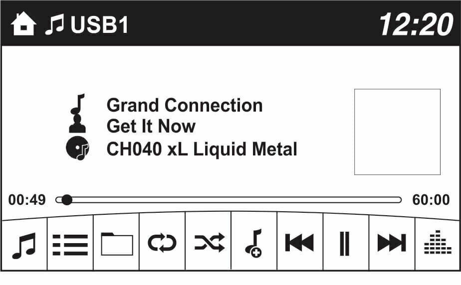 See artist, channel, song information and much more on the Mazda Factory Radio display